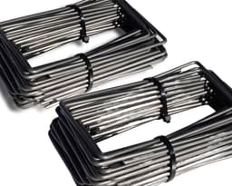 100x Stalen Grondankers voor Tuinmat en Schutting - 150 mm — thumbnail 2