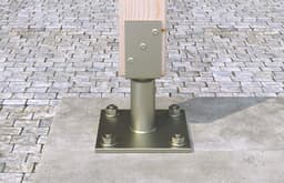 Boutanker voor beton met lange schroefdraad, verzinkt staal — thumbnail 3