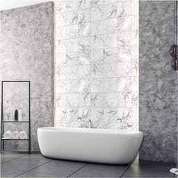 Tegelstickers voor vloer/muur - decoratieve spatbescherming - set van 10 - kleur TS076 - PVC — thumbnail 1