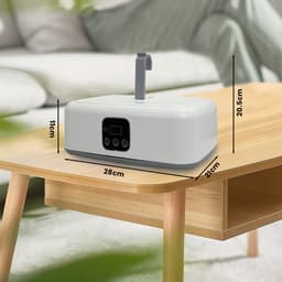 Draagbare wasdroger - Mini/compacte droger voor appartement, camper, op reis - Kleine, stille en sneldrogende machine met instelbare timer en eenvoudige installatie. — thumbnail 2