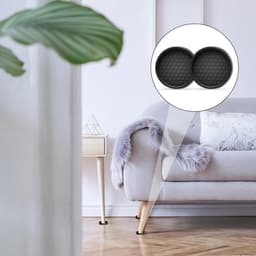 4 stuks - Wasmachine trillingsdemper-Trillingsmat- Antislipmat-Antislip rubber-Voetjes Droge-Anti Vibratie-Zwart-5cm — thumbnail 3