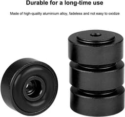 4x Universele Aluminium Isolatievoeten voor Audio Apparatuur - Trillingsdempers voor Versterkers en Speakers — thumbnail 4