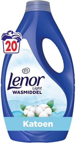 Lenor Vloeibaar Wasmiddel Katoen Fris 20 Wasbeurten - 900 ml — thumbnail 2