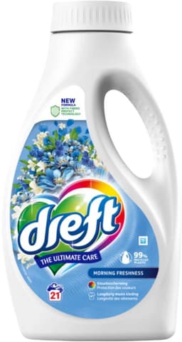 Dreft vloeibaar wasmiddel 84 wasbeurten 'Morning Fresh' - 4x 21 wasbeurten (4 x 945ML) — thumbnail 3