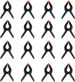 16-delige Veren Klemmen Set - 3 Inch Nylon Veerklemmen voor Achtergrond, Houtbewerking en DIY — thumbnail 1