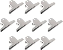 Grote Metalen Bindclips 75 mm - Sterke Klemmen voor Documenten en Foto's (10 stuks) — thumbnail 1