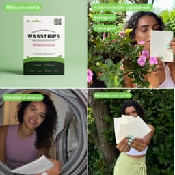 Bio-Suds® - Wasstrips Proefpakket - Wasstrips - Wasmiddeldoekjes - 10 wasjes (5 strips) — thumbnail 3