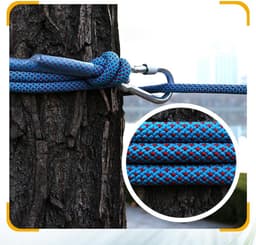 Heavy Duty Waslijn Touw met Clips - Roestbestendig en Weerbestendig voor Tuin en Outdoor Gebruik — thumbnail 3