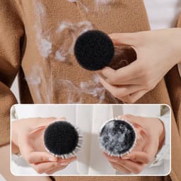 Wasbollen - 6 Stuks - Wasballen Voor Wasmachine - Anti-Pluis - Drogerballen - Herbruikbaar - Haarvanger Wasbollen - 6.5 Cm - Geschikt Voor Lakens, Jassen, Kleding, Dekens - Wit — thumbnail 2