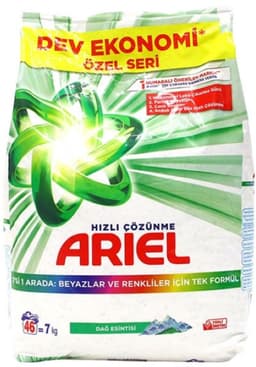 Ariel Mountain Spring - Universeel Waspoeder - 46 Wasbeurten - 7kg — thumbnail 1