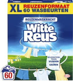 Witte Reus Waspoeder - Wasmiddel - Witte Was - 60 Wasbeurten - Grootverpakking — thumbnail 2