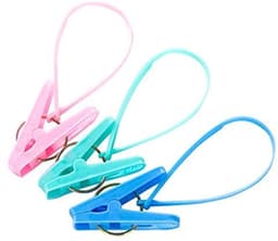 12 stuks wasknijpers, strandhanddoekclips, winddicht voor bad- of strandhanddoeken — thumbnail 3