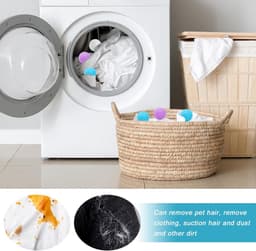 Allecto Plus - Herbruikbare Droogballen 9 stuks voor Wasmachine - Ideaal voor Wollige Was en Kleding Reiniging thuis - Natuurlijke Wasverzachter met Aromatherapie Effect — thumbnail 5