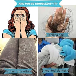 Allecto Plus - Herbruikbare haarvangers (12 stuks) voor wasmachine - Opvangen van dierenharen - Geschikt voor hondenharen en kattenhaar - Pluche kledingbescherming — thumbnail 3