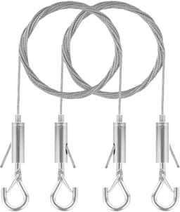 Allecto Plus - Verstelbare waslijnen voor buiten - Ophanging van het touw - Roestvrij staal - Haken voor hekken - Wasrek - Klimplanten - Weerbestendig — thumbnail 1