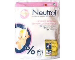 Neutral Was Pods - Hypo Allergeen Baby - 12 Stuks