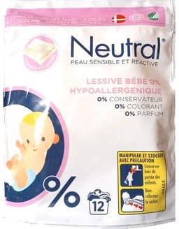 Neutral Was Pods - Hypo Allergeen Baby - 12 Stuks — thumbnail 1