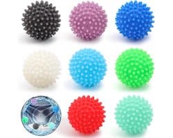 Famanu - 8 Herbruikbare Wasdrogerballen - Klitvrij - Voor Wasmachine - Droger - Reinigen Huiskleding