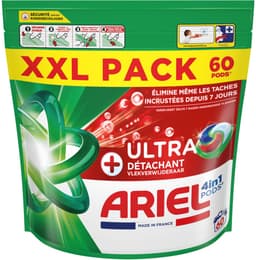 Ariel 4in1 Wasmiddel Pods Ultra Vlekverwijderaar - 2 x 60 stuks - Voordeelverpakking — thumbnail 2