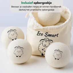 Eco Smart Drogerballen 6XXL - Duurzaame Wol Drogerballen - wasdrogerballen - 100% Nieuw-Zeelandse Schapen Wol - energiebesparende producten 6 stuks — thumbnail 4