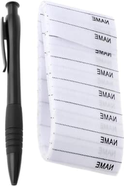 Allecto Plus - 200 stuks strijklabels voor kleding - naametiketten - kleuterschool en verpleeghuizen - wasetiketten - naamlabels voor wasgoed - strijken. — thumbnail 1