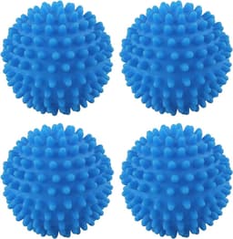 4x Wasdrogerballen - Drogerballen - Wasdroger Droogballen - Wasbol - Wasballen - Wasdroger - Ballen - Siliconen - Sneller droog - Anti-kreuk - herbruikbare wasbal - wasbal voor wasmachine - wasverzachterbal - om rimpels te verminderen — thumbnail 1