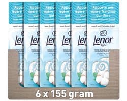 Lenor Light Geurbooster Katoen Fris - 6 x 155 gram - Wasparfum — afbeelding 1