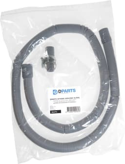 Dparts afvoerslang verlengset - Uittrekbaar van 1,2 tot 4 meter - 1,5m - 2,5m - 3,5m - 4m - afvoerslang wasmachine, vaatwasser verlengslang - inclusief slangklemmen en afvoerslang verbindingsstuk — thumbnail 2