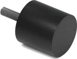 Rubbermagazijn - Trillingsvoet Type D 25x25mm - M6 - Set 10 stuks — thumbnail 1