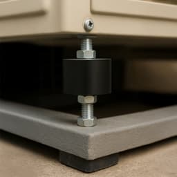 Rubbermagazijn - Trillingsdemper Type B 10x10mm - M4 - Set 10 stuks — thumbnail 3