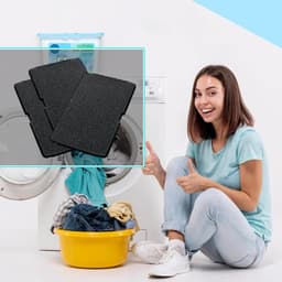 Wasdroger filter - Foam filter droger - Pluizen filter - Droger filter - Drogerfilter - Wasdroger filter - filter geschikt voor Beko Blomberg spons droger - Spons filter - Vervangingsonderdelen voor wasmachines - Filter voor droger- 5 stuks 245x155mm — thumbnail 4