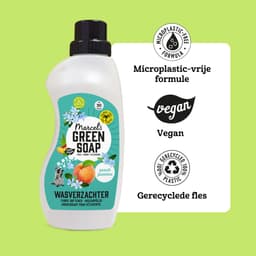 Marcel's Green Soap Wasverzachter - Perzik & Jasmijn - 6 x 750ml - 180 wasbeurten — thumbnail 5