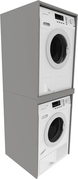 Wasruimte kast voor wasmachine en droger - 66 x 180 x 65 cm — thumbnail 5