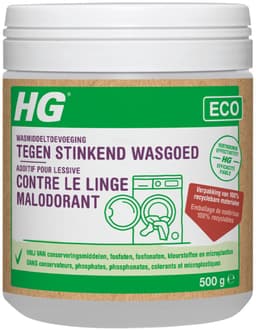 HG Eco Wasmiddeltoevoeging tegen Stinkend Wasgoed 500 gr - Voordeelverpakking - 2 stuks - Stinkend wasgoed - Wasgeur — thumbnail 2