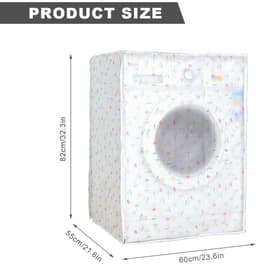 Stofhoes Geschikt voor wasmachine, waterdichte hoes Geschikt voor wasmachine, beschermhoes Geschikt voor wasmachine en droger met Geschikt voorlader, zonwerende hoes, waterdichte en stofwerende hoes Geschikt voor huishoudelijk gebruik — thumbnail 3