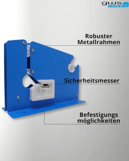 Zaksluiter met Metalen Frame - Inclusief 4 Rollen Groen - Sluit Zakken tot 12 mm — thumbnail 4