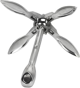 Roestvrijstalen Vouw- en Grapnel Anker - 3.5 lbs — thumbnail 5