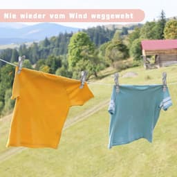 Wasknijpers 16 stuks, grote handdoekklemmen voor strandstoelen, roestvrijstalen klemmen voor handdoeken — thumbnail 4