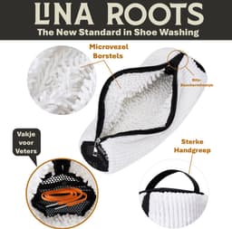 Lina Roots® Kicks Cleaner - Schoenen Waszak Set - 2 Stuks - Wasmachine Wasnet voor Sneakers — thumbnail 4