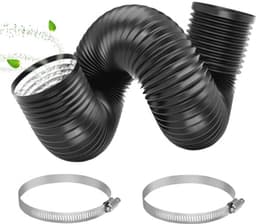 Flexibele Afvoerslang 150 mm - 3 meter Aluminium Ventilatiebuis voor Airconditioning en Wasdroger — thumbnail 1
