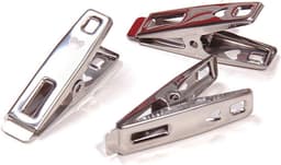 80x Sterke Metalen Wasknijpers RVS - Duurzame Kledingclips voor Binnen en Buiten — thumbnail 3