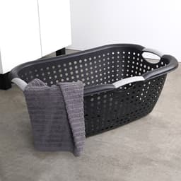 Storage Solutions Wasmand met handvatten - zwart - kunststof - 26 liter — thumbnail 5