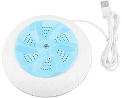 Mini Ultrasone Turbine Wasmachine voor Draagbare Kleding en Groenten - Multifunctioneel en Blauw - Compact en Efficiënt - Thuisgebruik Gemakkelijk Gemaakt