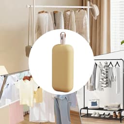 Draagbare wasdrogers | Opvouwbare Compacte Wasdroger - Elektrisch Sneldrogend Apparaat Voor Kleding Binnen En Buiten Gebruik Voor Reizen Slaapzaal Hotel，wit — thumbnail 5
