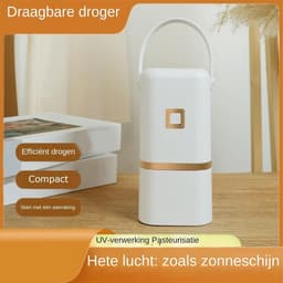 Draagbare reisdroger, wasdroger voor op reis,Compacte reisdroger voor kleding - Lichtgewicht opvouwbare elektrische droogmachine voor appartementen RV Home Hotel — thumbnail 4
