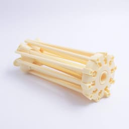 Opvouwbare pastadroger, pastadroger met 10 stangen, compact, eenvoudig op te bergen, snelle installatie, geel — thumbnail 2