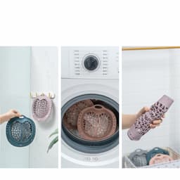 4 stuks siliconen waszakken - Premium bh-wasbeschermers, zachte cyclus voor ondergoedverzorging | Mesh-design waszakken, langdurige lingeriebeschermer voor het machinaal wassen van bh's, slips en delicate stoffen — thumbnail 3