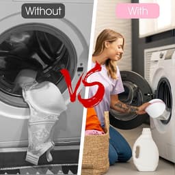 1 x waszak - wasnet - bh - mesh waszak voor wasmachine - bh net voor wasmachine - waszakken — thumbnail 2