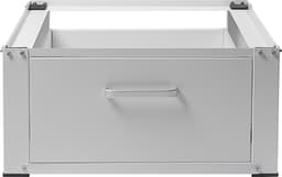 Vonia Wasmachine Verhoger - Wasmachine Verhoger met lade - Wasmachine Sokkel - Wasmachine Kast - Wasmachine ombouw - 63x54x31 - Wit — thumbnail 3