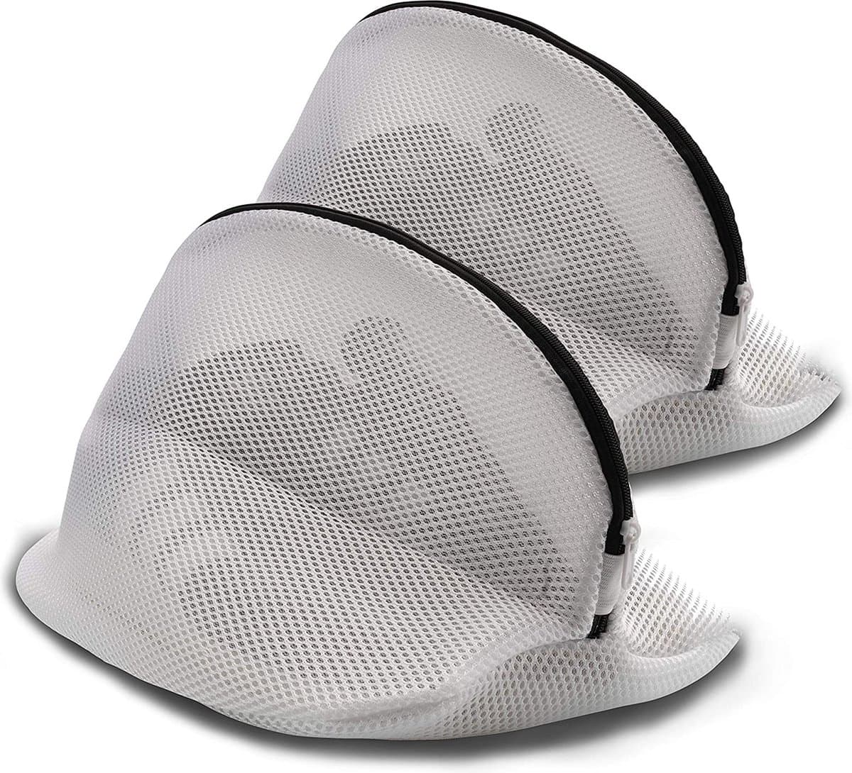 Wasnetten voor de wasmachine, het origineel, 2 stuks, voor schoenen, beha en nog veel meer, verbeterde ritssluiting, wassen, reizen, bewaren, set van 2 — afbeelding 1